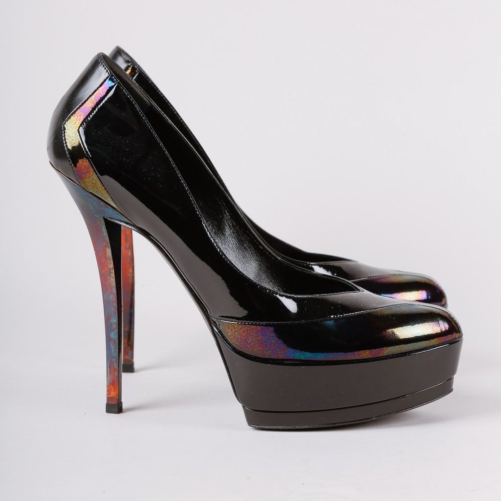 Gucci Oil Slick Platform Stiletto